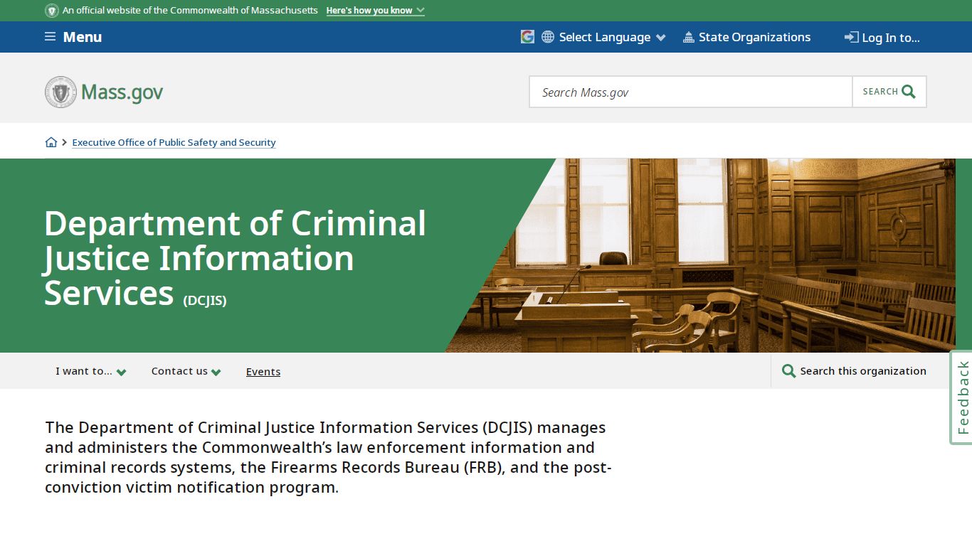 Department of Criminal Justice Information Services | Mass.gov